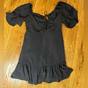 Abercrombie black mini dress